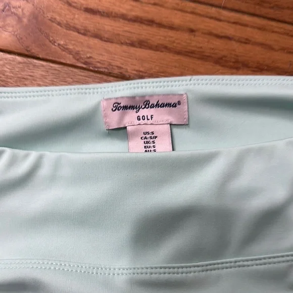 Tommy Bahama Mint Green Ruffled GolfSkirt Size Small Waist 28 inches  length 15 - Picture 2 of 4